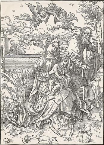 ALBRECHT DÜRER The Holy Family with the Three Hares.                                                                                             